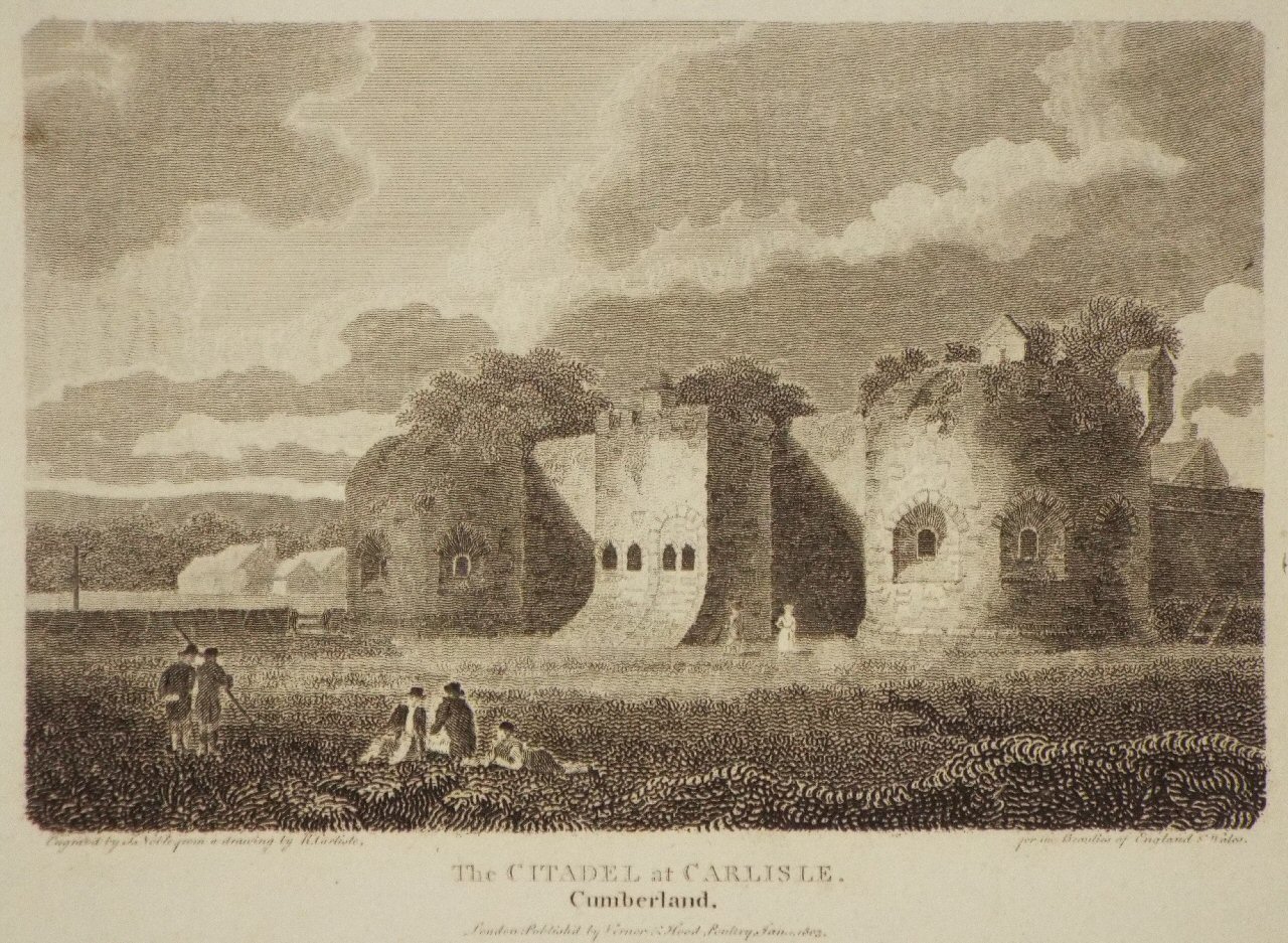 Print - The Citadel at Carlisle, Cumberland. - Noble